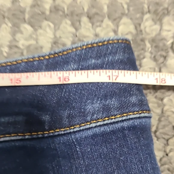 Talbots Dark Blue Button-Front‎ Pencil Skirt - Picture 8 of 12